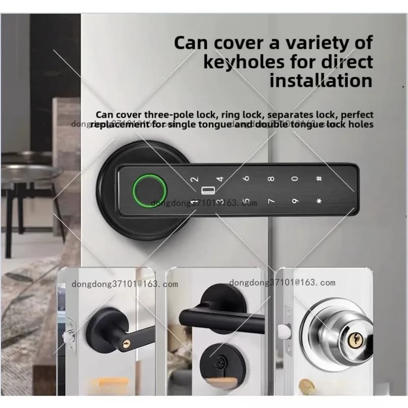 Household electronic l fingerprint lock, graffiti l combination , anti-theft l, door smart