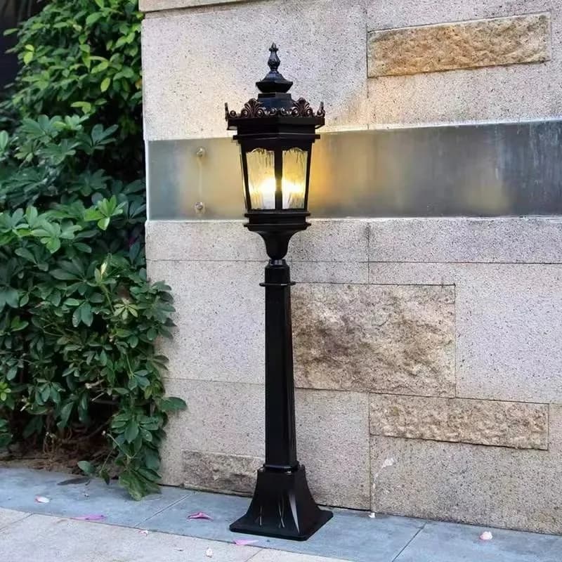 Lampada da giardino impermeabile per percorso da esterno, lampada da giardino impermeabile, decorativa per piccola casa, prato, pannello solare, lampada da giardino paesaggistica