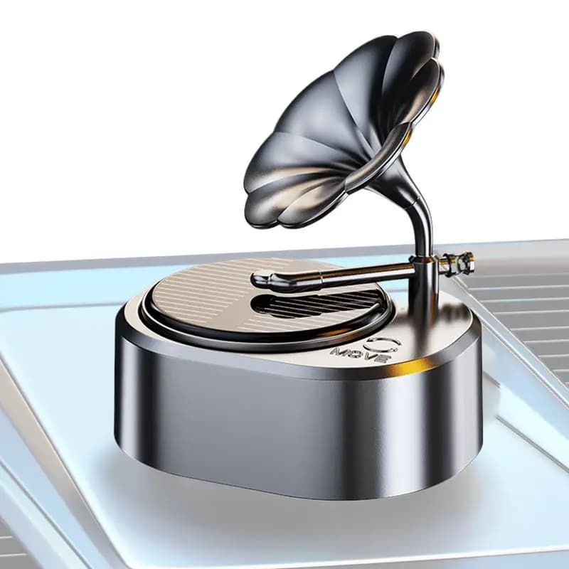 Deodorant for solar environments Diffuser for solar energy aromatherapy for car Fragrance diffuser Rotating sound decoration for internal dashboard