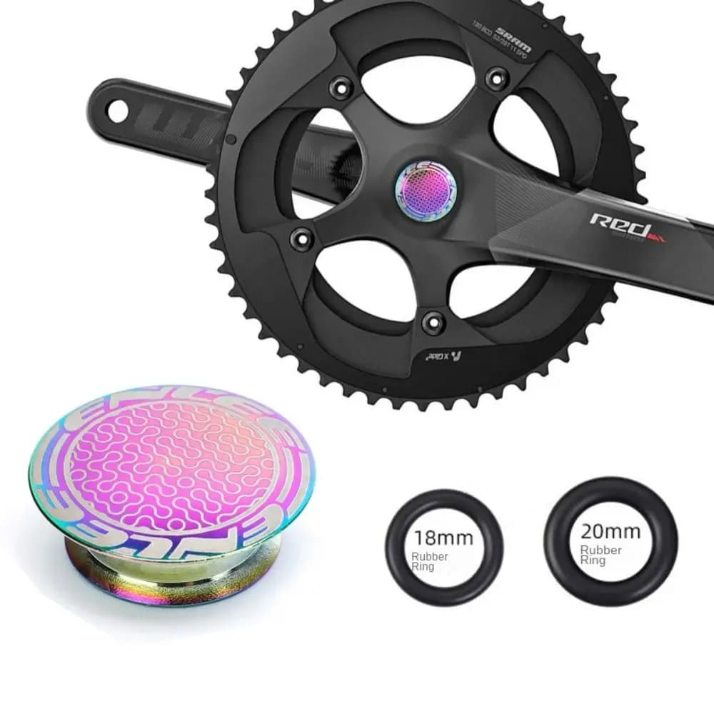 Guarnitura bici tappo di copertura antipolvere bicicletta Hollowtech guarnitura integrata tappo antipolvere Mountain Bike vite impermeabile ciclismo