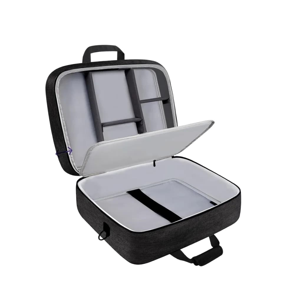 Custodia per mixer audio portatile per RODECaster Pro 2 TC Helicon GOXLR per Pyle con divisori regolabili in schiuma ispessita, nera