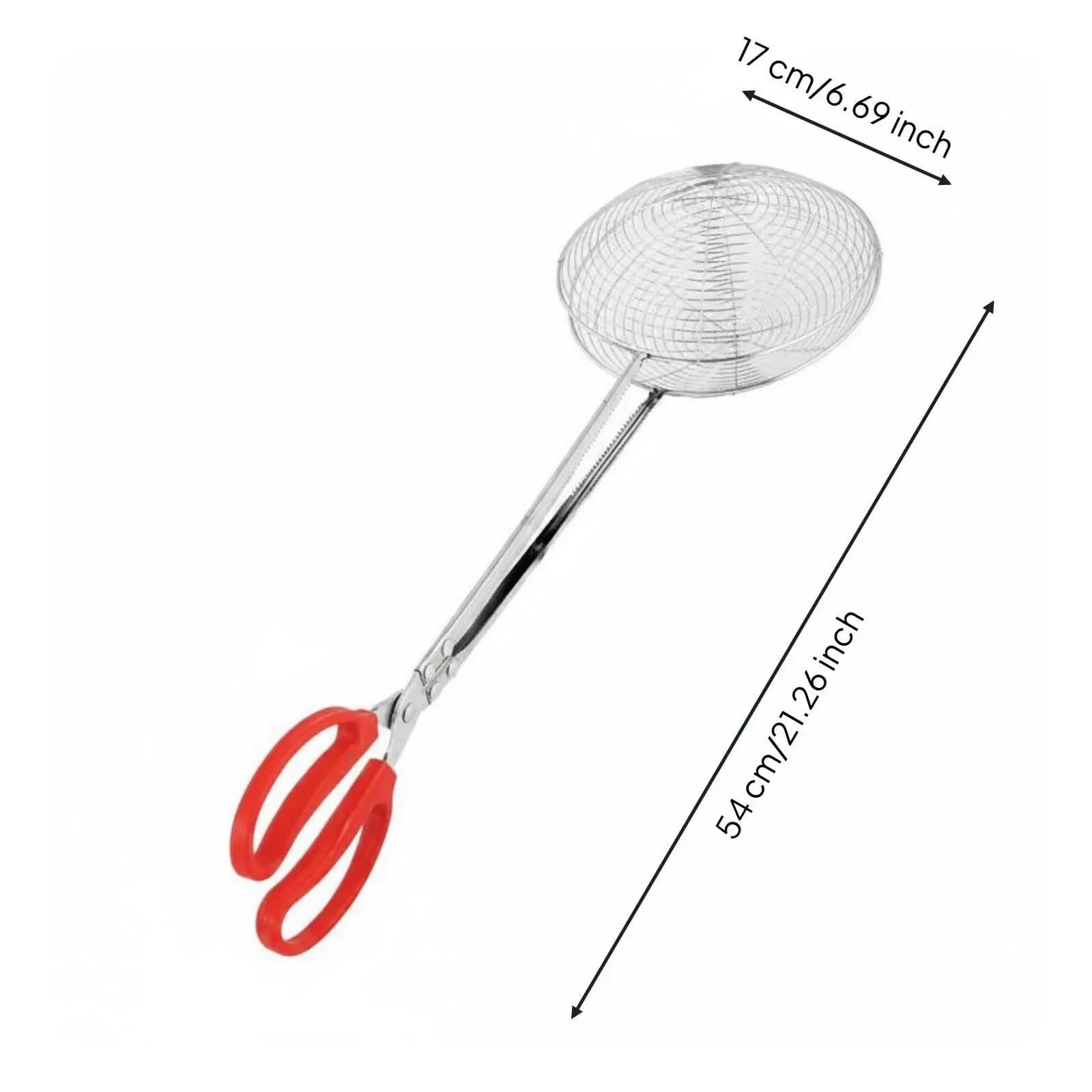 Stainless Steel Fishing Net Tongs Mesh Design Aquatic Grabbing Clamp Easy to Use