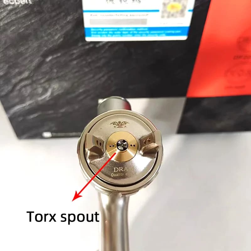 TaiWan DRAM pistola a spruzzo pistola a spruzzo ad aria per auto strumento professionale ugello dimensioni 1.3MM sul serbatoio ugello a fessura ad alta atomizzazione da 600 Ml