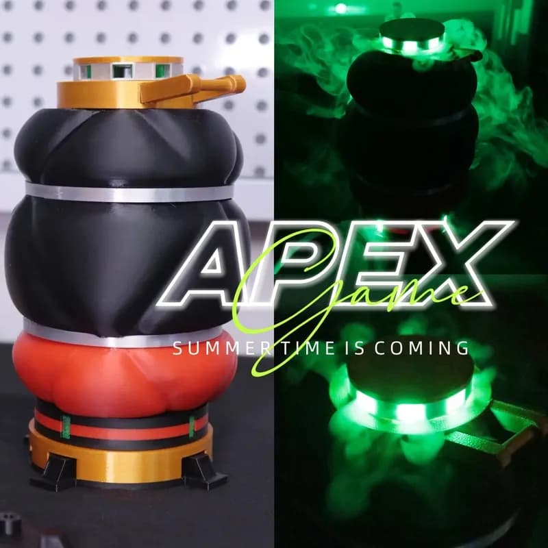 Apex Legends 3d Printed Toxic Can Humidifier Replica Prop Desktop Household Decor Creative Boyfriend Gift Gaming Collectible