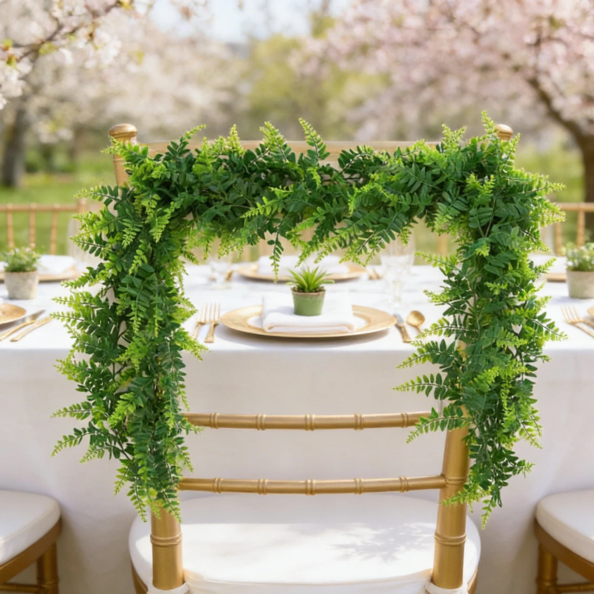 Piante Artificiali: Ghirlanda Persiana in Plastica per Matrimoni, Eventi all'Aperto, Casa, Giardino, Arco, Ufficio, Decorazioni Fai-da-te per Palcoscenici - Offerta Imperdibile!