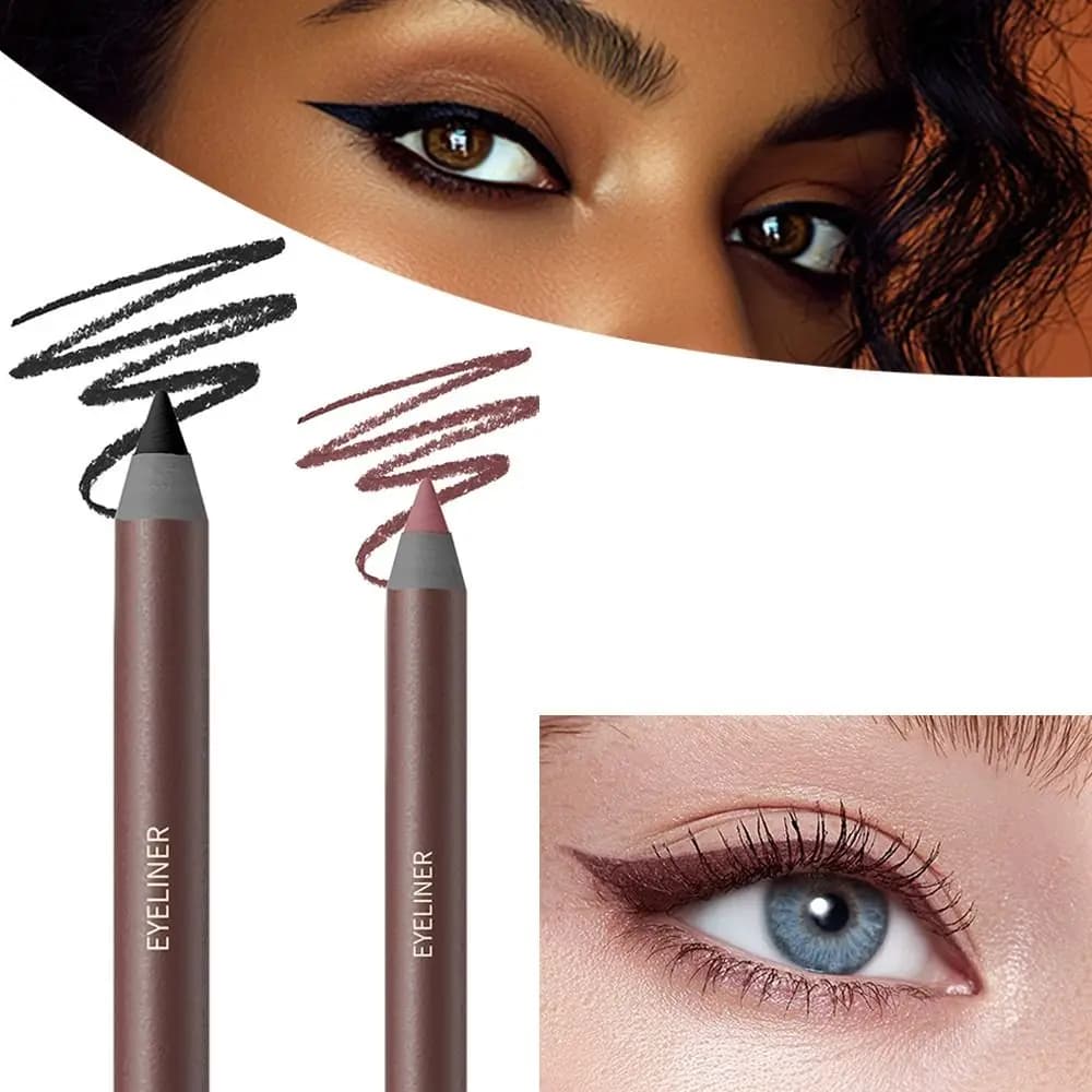 Penna Eyeliner Professionale Snailgirl, Resistente all'Acqua e alle Sbavature, per Ciglia Inferiori, con Temperino, Lunga Durata, Trucco Occhi Donna