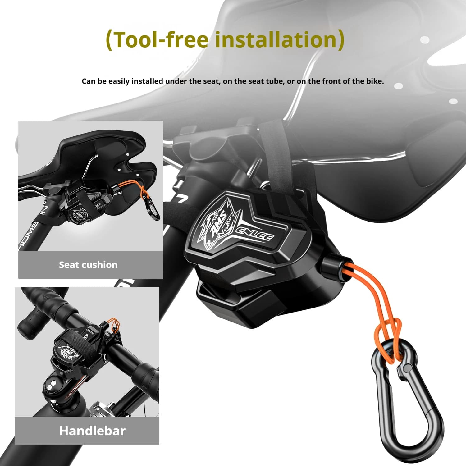 Enlee Traction Corda for Bicycle Retractable Shooting Corda with Hook Tow Corda for Bicycle Strong Safety Voltage Brake for Trailer MTB Outdoor Gear