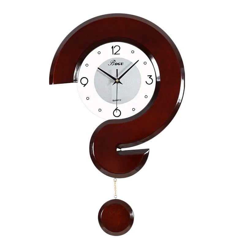 Orologio da parete moderno in legno, stile nordico, silenzioso, al quarzo, per soggiorno, creativo, alla moda, per un'atmosfera raffinata.
