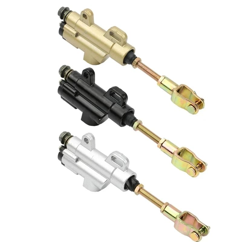 per moto ATV e Terra Accessori per biciclette Pompa freno posteriore per moto Pompa pompa freno idraulico a pedale per
