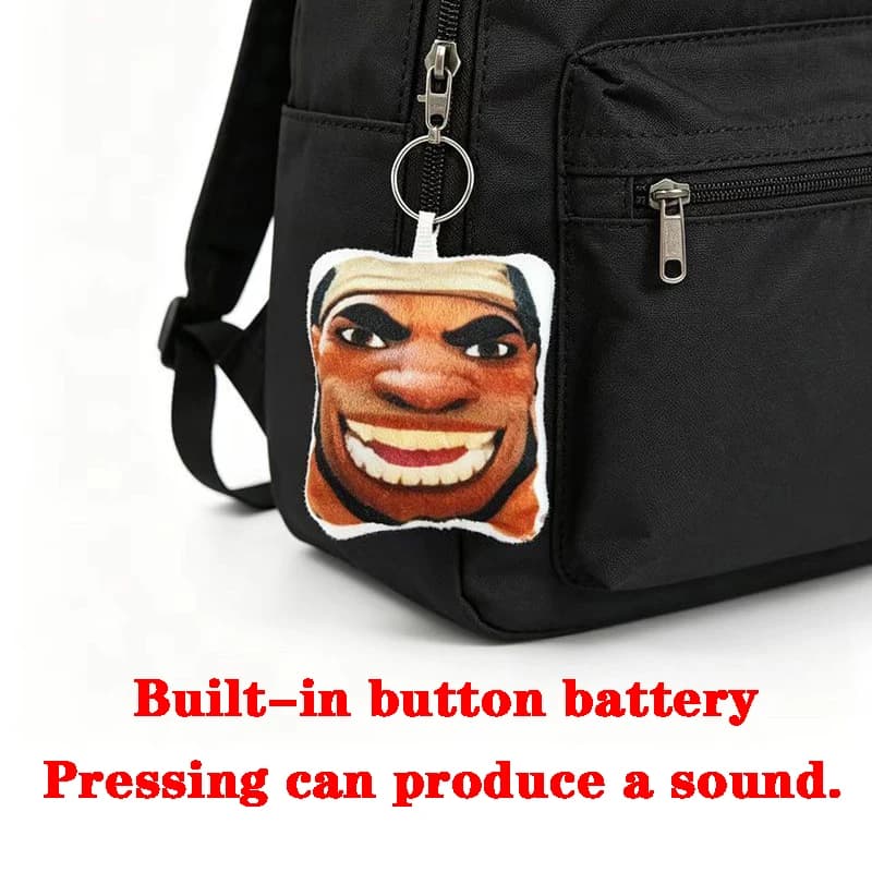 10cm Funny Pressing Can Make Sound Overwatch 2 Hero Maugaloa Malosi Mauga‌ Plush Toys Anime Game Bag Keychain Decor Plushie Doll