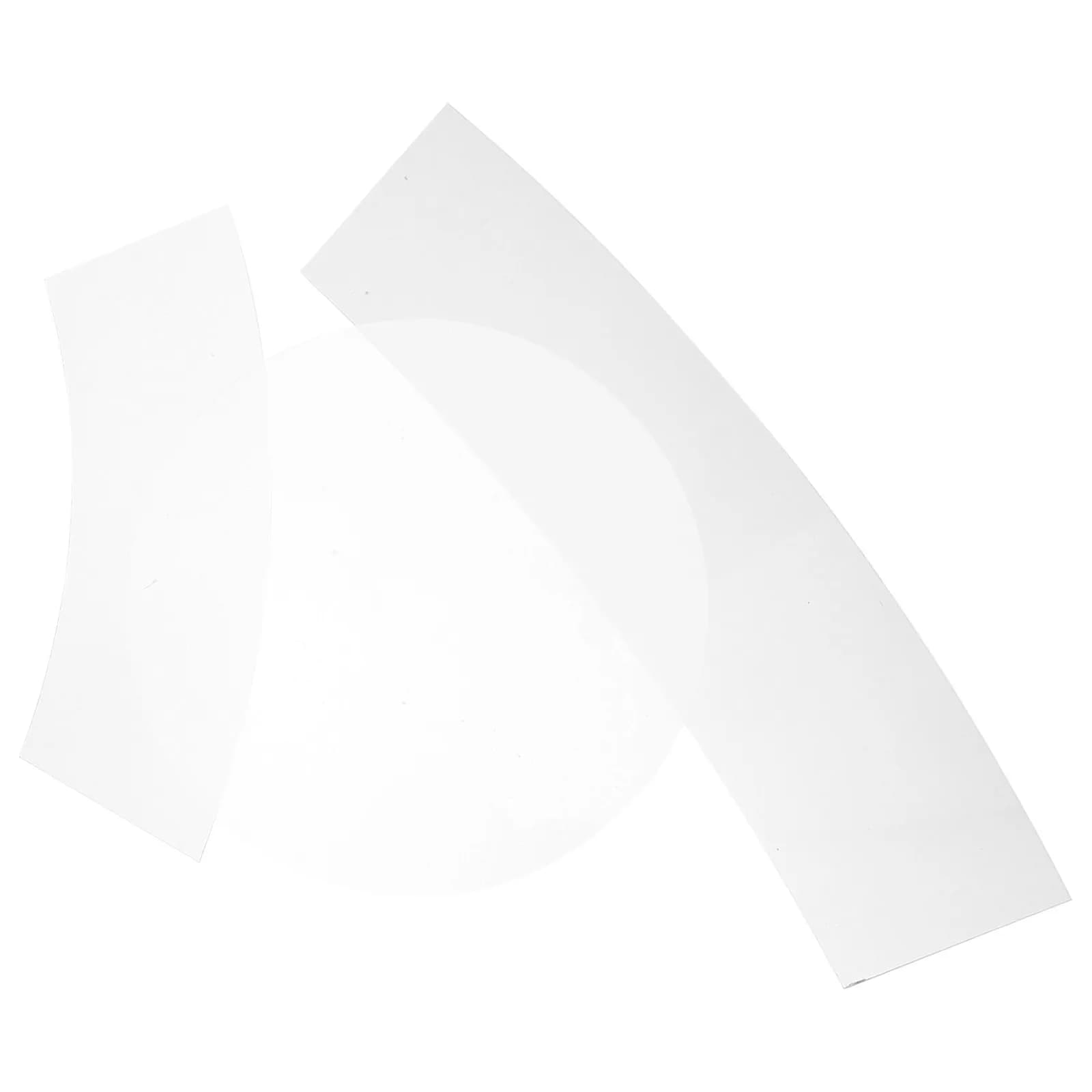 Set di 3 Righelli in Acrilico Trasparente per Cucito, Modelli per Cappelli, Strumenti di Misurazione Precisi per Patchwork, Kit Stencil Fai-da-Te