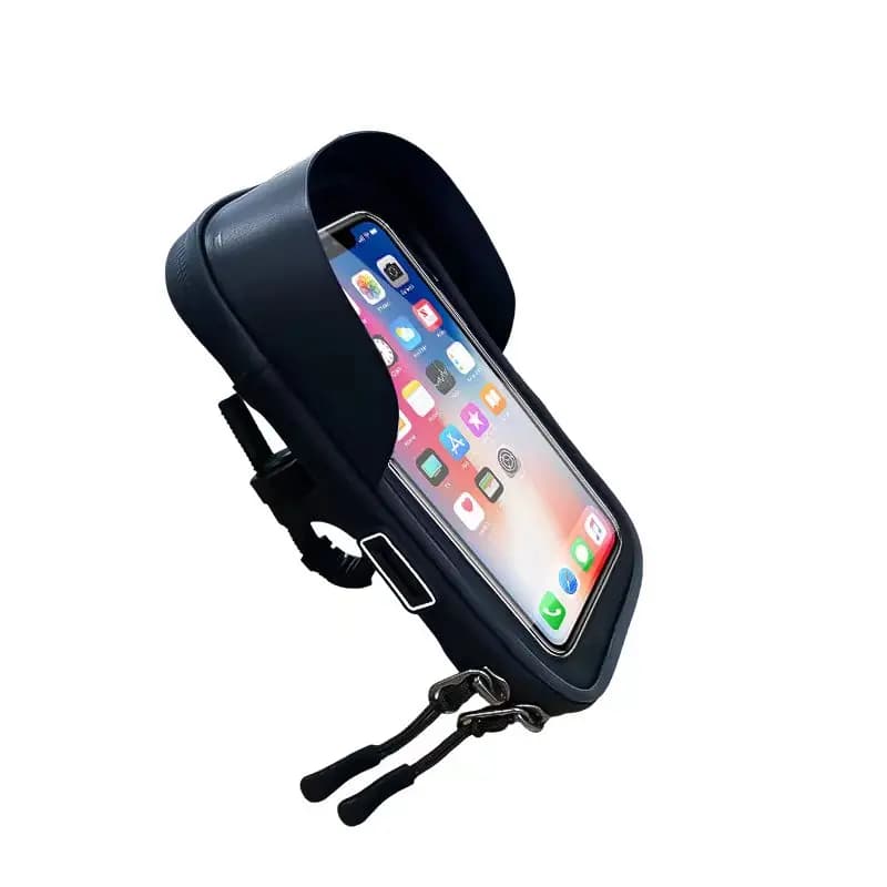 Popolare vendita calda T0839 Nebbia resistente all'acqua Supporto per telefono cellulare da 360 gradi Bicicletta Moto Scooter Supporto per telefono Bici impermeabile