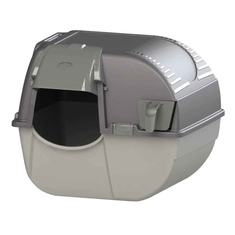 Lettiera autopulente Easy Fill Roll 'N Clean di dimensioni standard per un comodo utilizzo quotidiano con rimozione automatica dei rifiuti e controllo degli odori