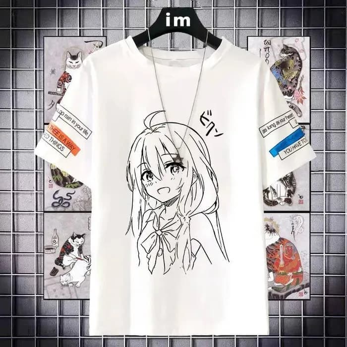 Witch Journey Irena Merchandise T-shirt a maniche corte Estate Eimynia Top ampio unisex bidimensionale Anime GAME