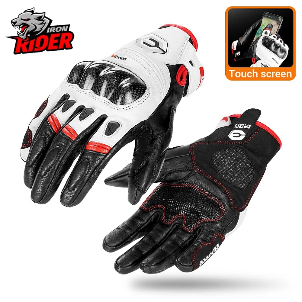 Guanti da Moto Invernali Impermeabili Antivento Caldi con Touch Screen per Motocross Riflettenti M-2XL