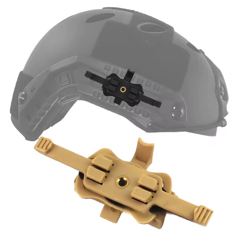 Tactical Nylon Side Contour Action Camera Mount Adapter fits Mich Fast Mairtime Helmet Accessory