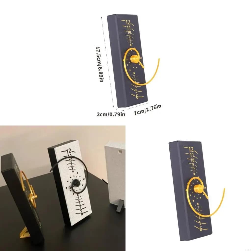 62KD contemporary watch, silent mechanism with spiral pointer, home decoration