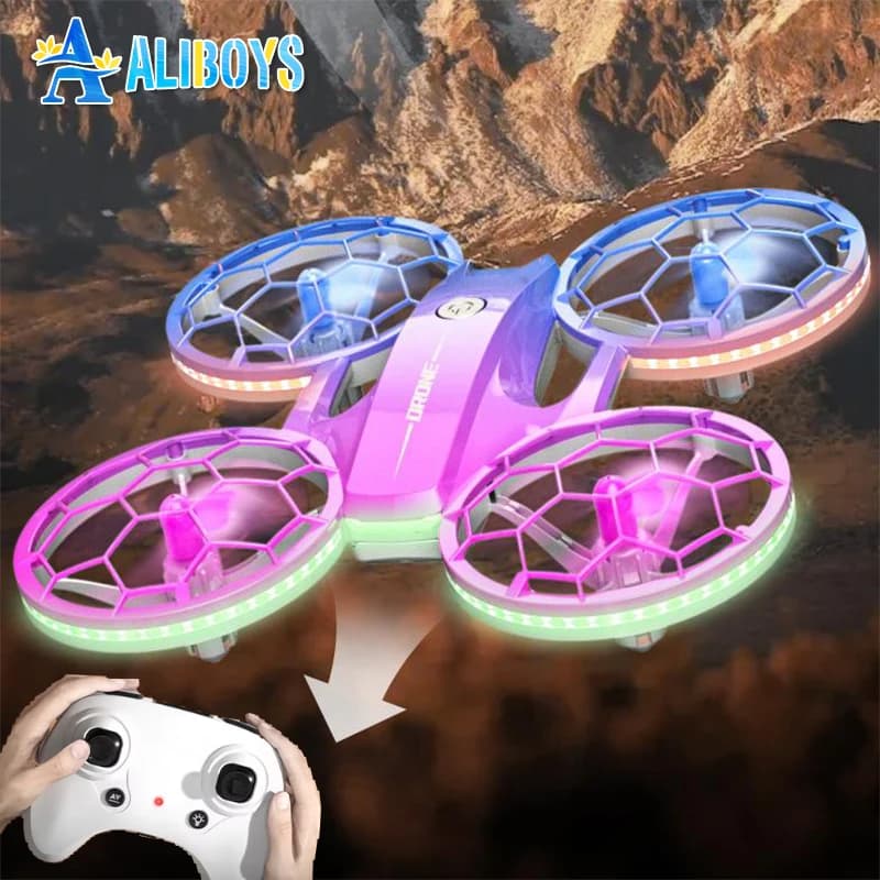 JJRC H127 RC Drone UFO Resistente alla caduta Resistente agli urti Elicottero telecomandato UAV 360 Rotante Stunt Quadcopter Regalo di Natale