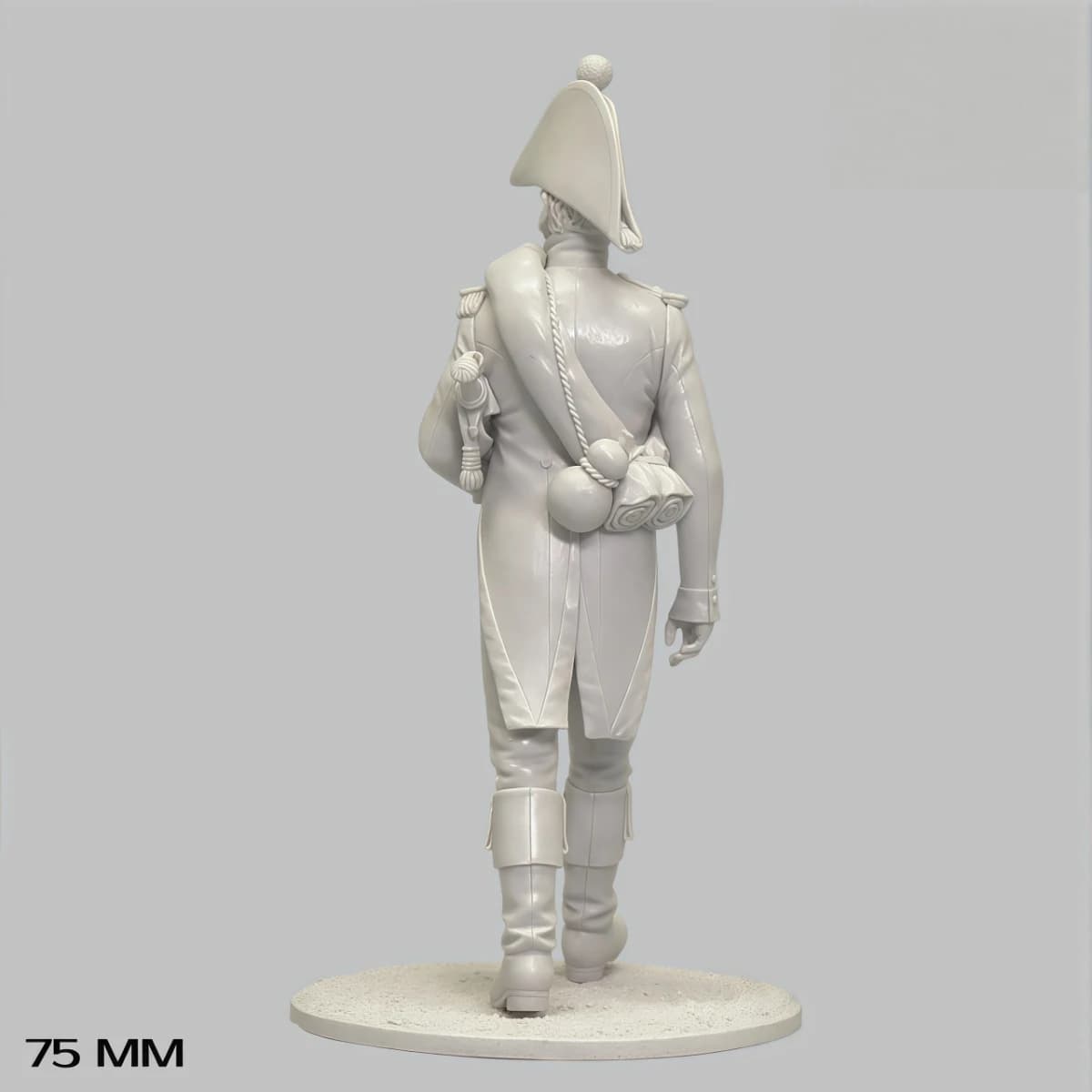 Kit modello non verniciato in resina da 75 mm, tema militare, ufficiale di fanteria francese non assemblato e non verniciato GK