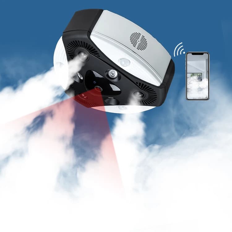 Sensore antifurto per fumo e nebbia Allarme antifurto domestico 3 rilevatori di movimento PIR: identifica il movimento all'interno dell'area protetta