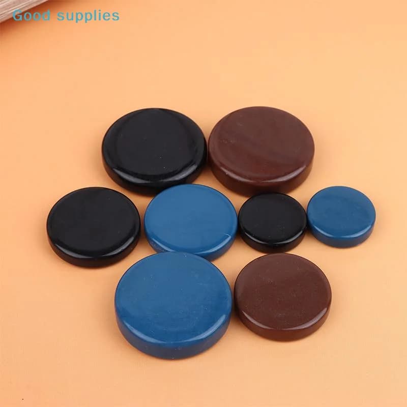 nimbleWestern Chess Board Game 15Pcs Plastic Draughts 20MM 27MM 32MM Multi Color Set for Children Parent Child Interactive Play