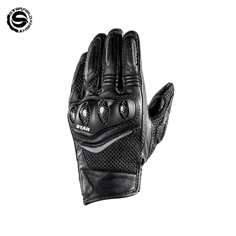 Guanti da Moto Star Field Knight per Donna, Protezione Articolare in Fibra di Carbonio, Traspiranti in Rete Estiva, Touch Screen