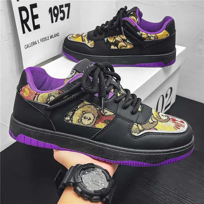 Sneakers Platforme da Uomo, Scarpe Sportive da Skateboard in Vera Pelle, Calzature Maschili, Offerte Speciali, Best Seller