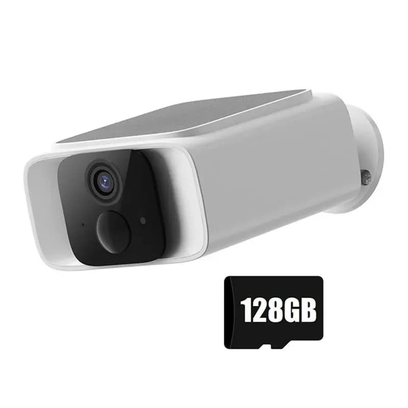 【To&On-E】 Telecamera Solare per Sicurezza Domestica 1080P 128G TUYA 4G Sorveglianza Esterna Visione Notturna a Colori Rilevamento PIR Batteria Integrata