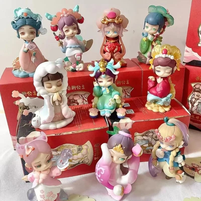 Spice Princess Mystery Box - Serie Flower Legend of Zhen Huan - Blind Box con Action Figure Carine, Oggetti Decorativi da Scrivania, Regalo