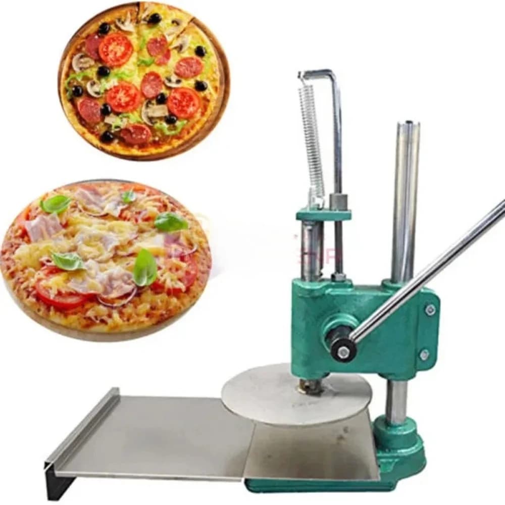 Macchina Manuale per Stendere la Pasta da 20cm, Pressa per Impasto Pizza, Sfogliatrice in Acciaio Inox per Uso Domestico