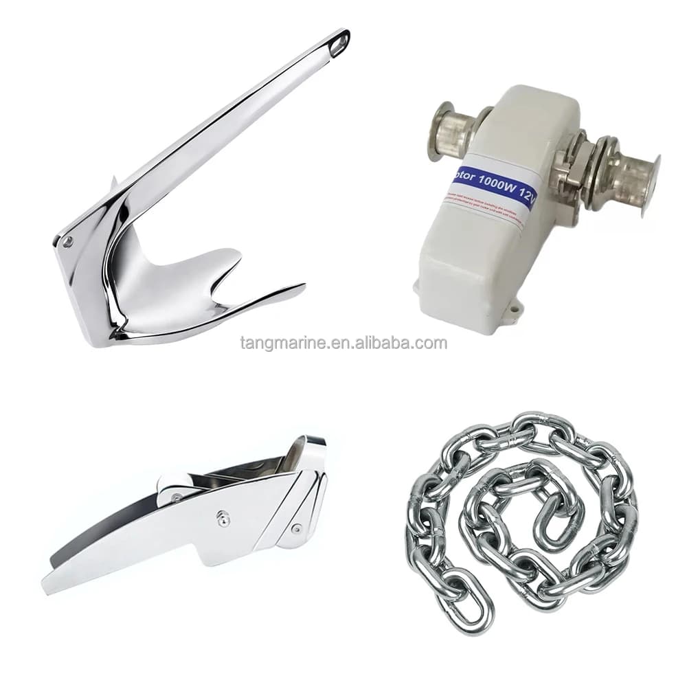 STLF 12v/24v Verricello elettrico verticale per cabestan Verricello per ancoraggio per barche in acciaio inossidabile per yacht per barche marine Verricelli all'ingrosso per Ancho