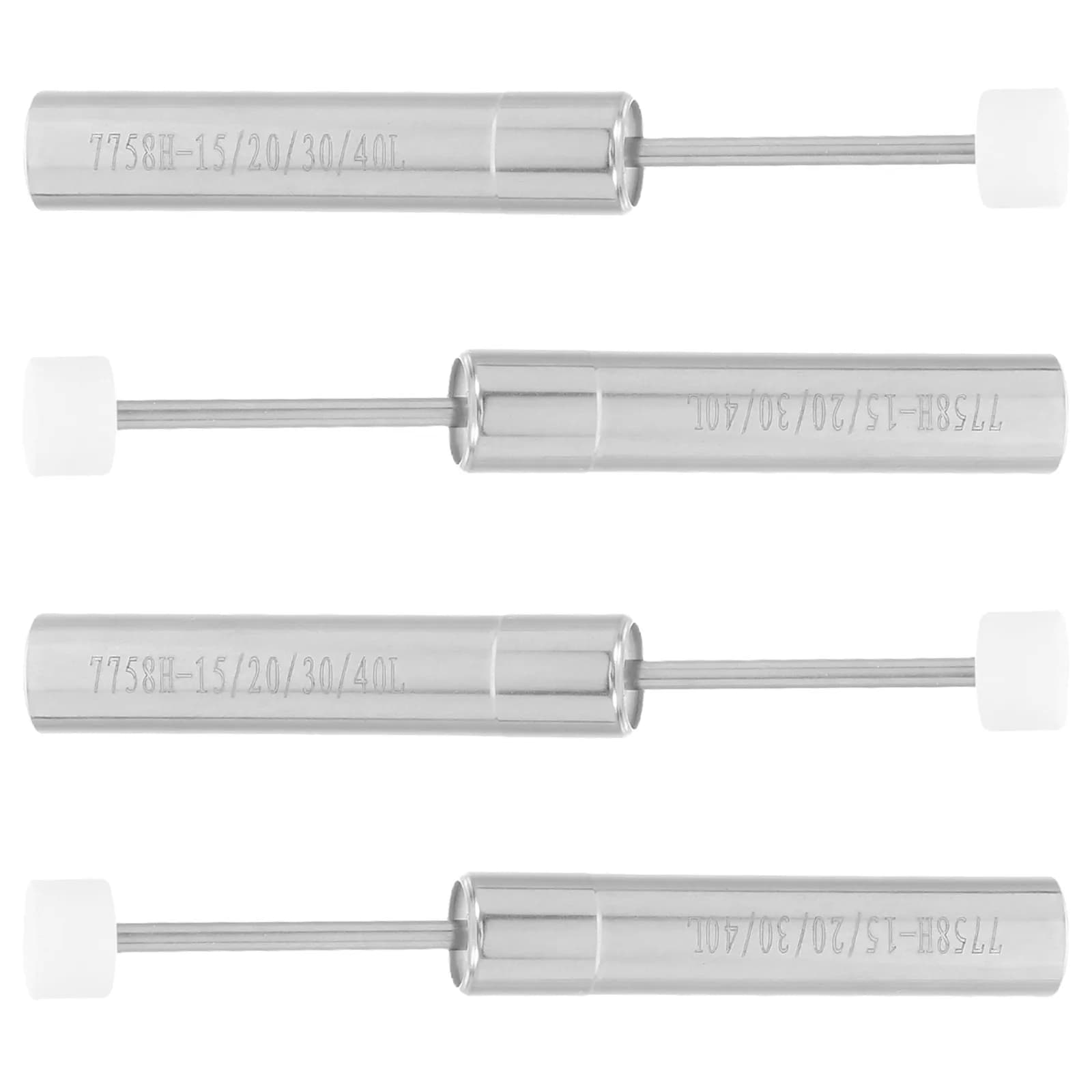 4Pcs Soft Close Hydraulic Piston Oil Buffer Trash Can Damper Replacement 3.34x0.39x0.39in Universal Metal Plastic Bin Lid Noise