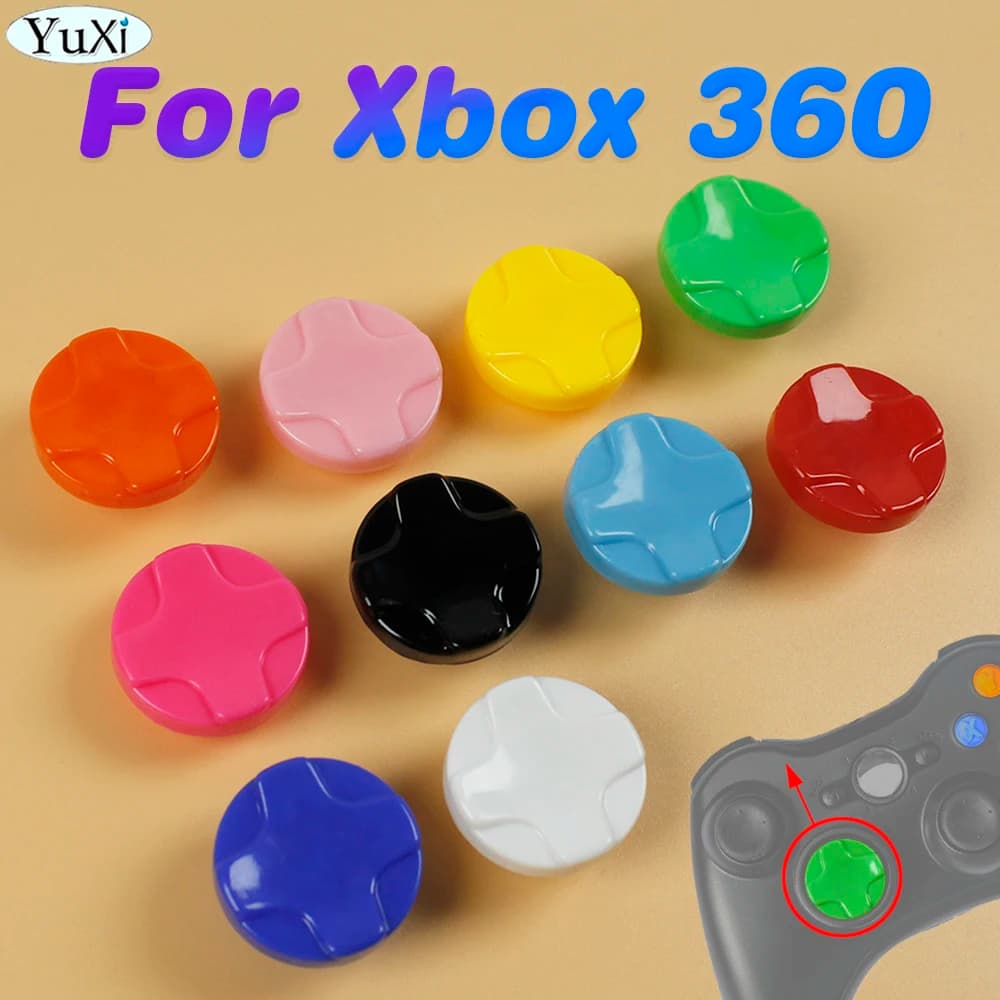 1 pz plastica D-Pad pulsanti per Xbox 360 Thumbstick Key Cross Direction Button Cover colorato fai da te tastiera Controller sostituzione