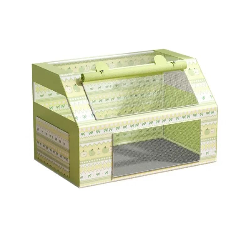 Cat delivery room breathable villa rectangular breeding cat cleaning large space transparent cat litter pet