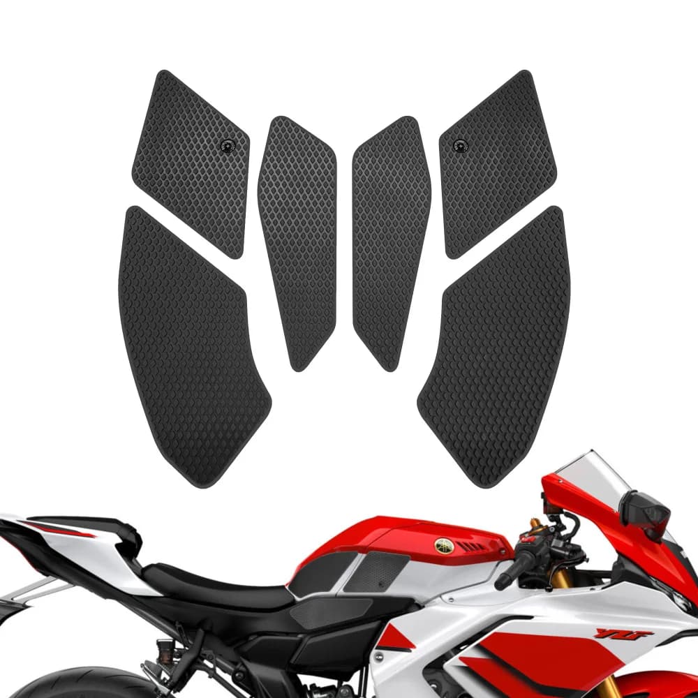 Per YAMAHA 2026 YZF R7 YZF-R7: Adesivi Protettivi per Serbatoio Moto, Pad Antiscivolo per Ginocchia e Grip