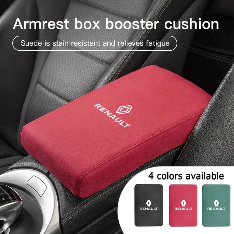 Cuscino per Bracciolo Auto in Memory Foam, Accessori per Renault Clio Koleos Megane Espace QM6 Kadjar Captur Scenic Dust key