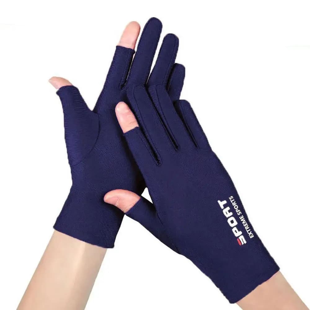 Guanti estivi con protezione solare UV Guanti anti-UV elastici traspiranti Guanti da guida da ciclismo sottili antiscivolo Sport