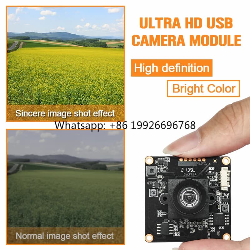 Modulo Telecamera IP 2MP ONVIF 2.6 H.265 H.264 per Controllo Accessi, Integrazione OEM per Negozi Intelligenti e Videocitofoni