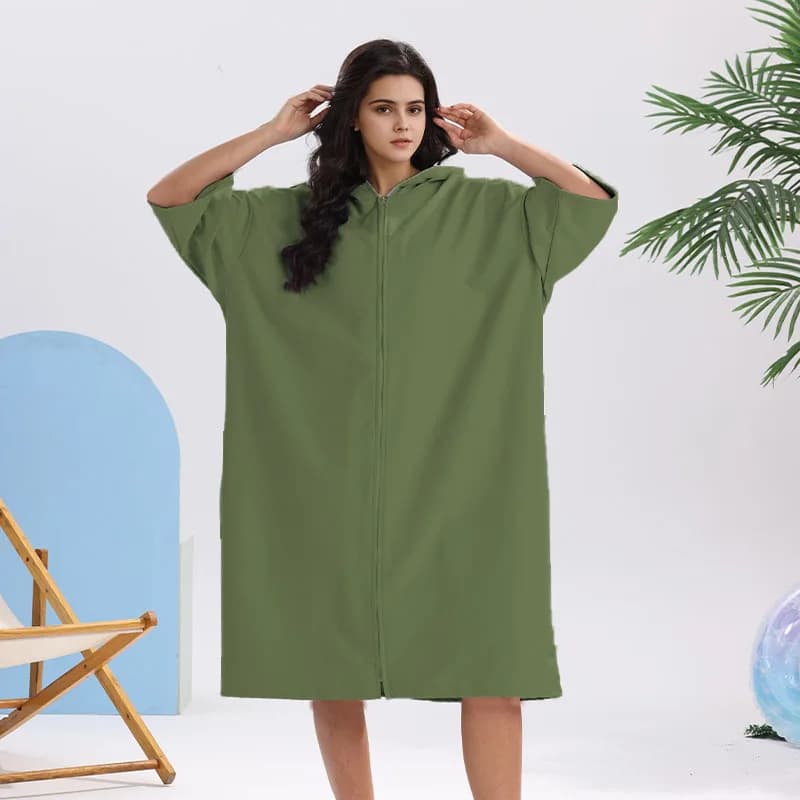 Quick Dry Swimming Towel Surfing Cape Bathrobe Women's Absorbent No Shedding Large