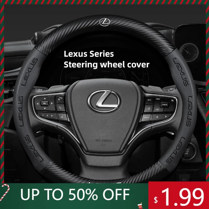Adesivi per auto 3D, coprivolante da corsa antiscivolo per Lexus LS LC IS350 ES300 GX460 LX570 RX500h NX300
