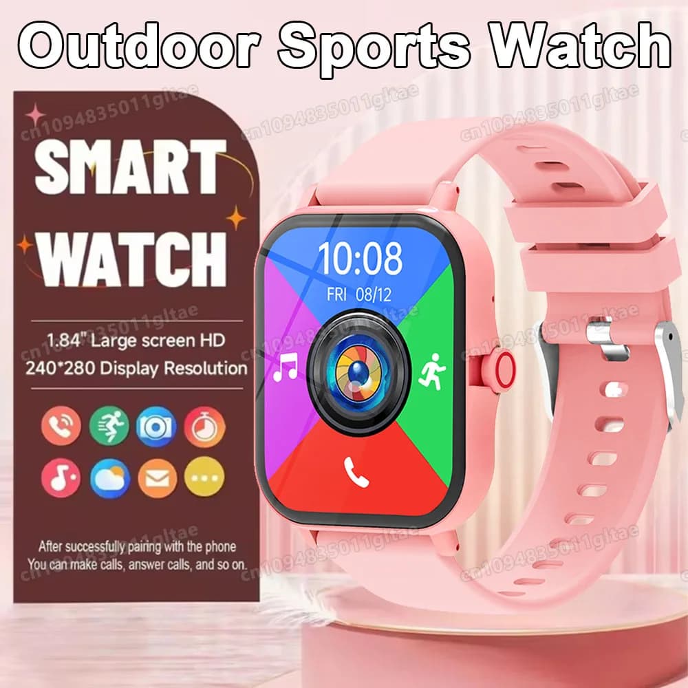 Nuovo Smart Watch Gps Tracking Bluetooth Chiamata Messaggio Avviso Lettore musicale Cardiofrequenzimetro Pedometro Smart Watch per Android IOS