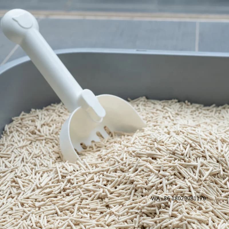 Lettiera assorbente a forma di striscia senza polvere 2 kg 5 kg 10 kg Tofu Lettiera per gatti Sabbia Prezzo basso all'ingrosso Personalizzato Ultra