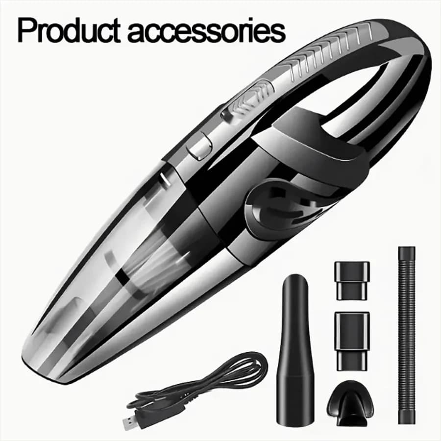 Cordless Vacuum Cleaner, Suitable For Home Cleaning, Car Cleaning, Pet Hair Removal, Multi-Functional Portable Handheld Car Vacu