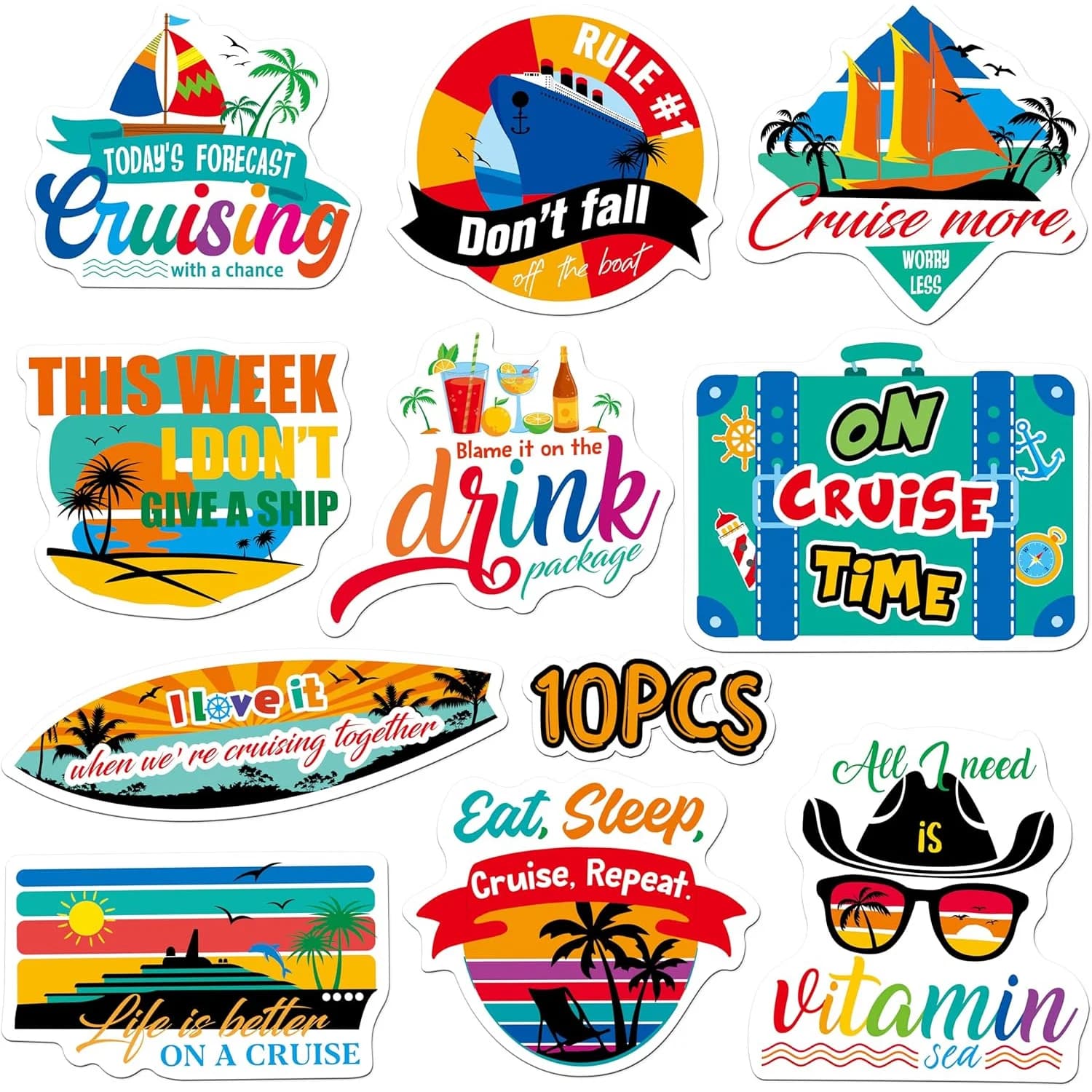 10 Magneti Grandi per Porte di Navi da Crociera, Magneti Impermeabili a Forma di Ancora per Navigazione, Decorazioni per Auto e Navi, Decorazioni per Frigoriferi