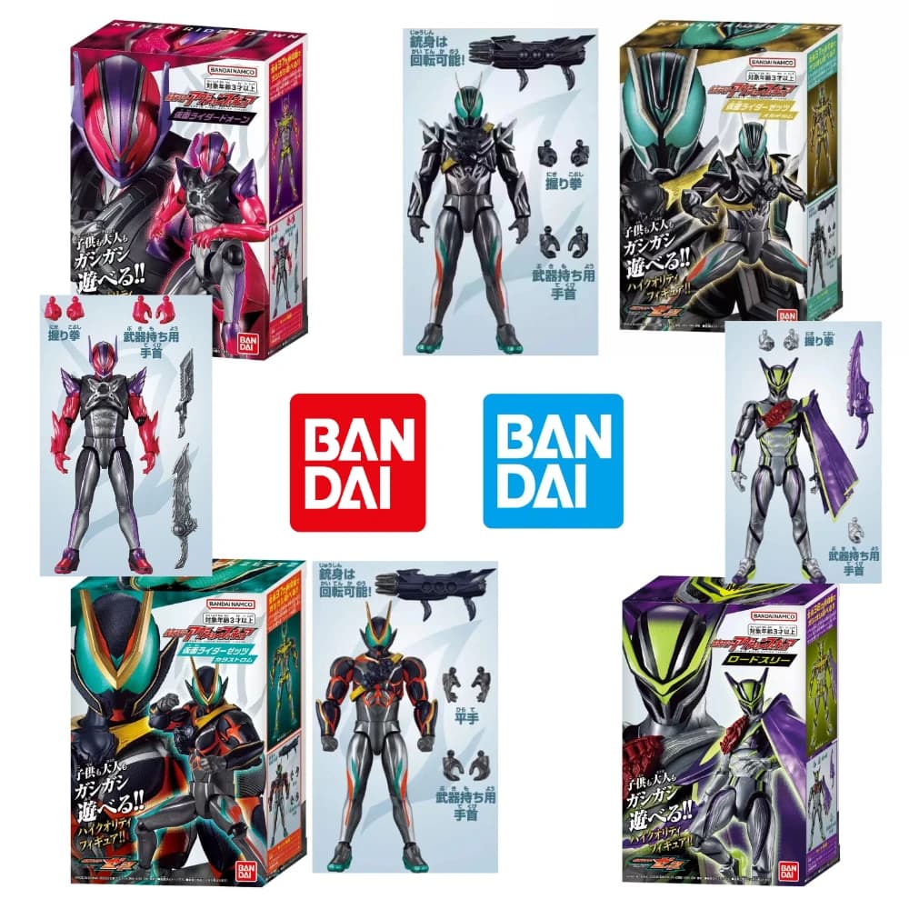 Bandai Namco Nuova Action Figure Altamente Articolata Kamen Rider Zeztz Zzz Catastrom Lord Three per Collezionisti di Giocattoli Anime e Bambini
