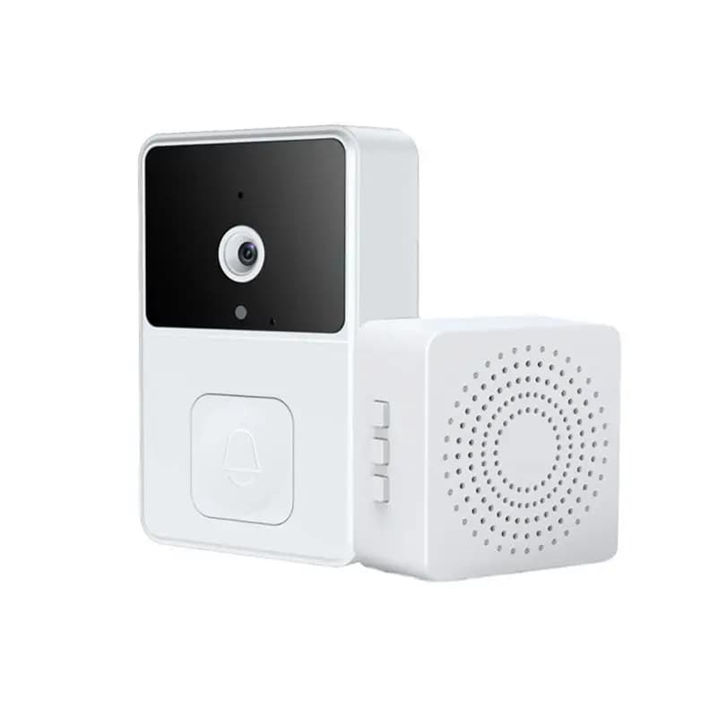 Kit Campanello Video Wireless Intelligente TFTP, Videocitofono Wi-Fi con Visione Notturna, Audio Bidirezionale, Archiviazione Cloud, Campanello di Sicurezza