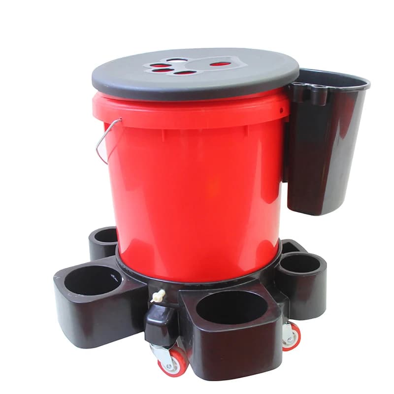 Organizzatore Universale Portatile per Secchio Auto, Gancio Esterno per Attrezzi di Detailing Auto
