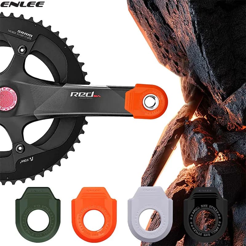 Protezione per pedivella per bicicletta Protezione per pedivella per mountain bike e bici da strada Protezione per pedivella universale in TPU