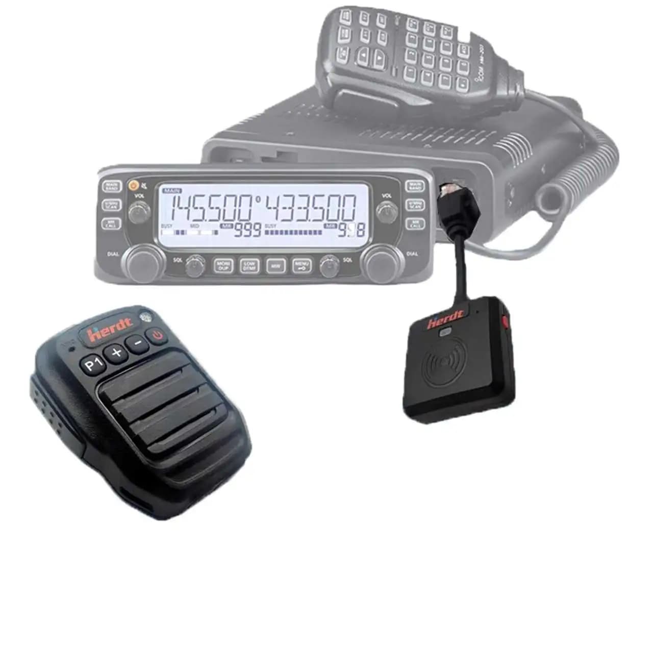 Microfono Bluetooth IP68 Valutazione impermeabile per Yaesu FT-857D FT-897D