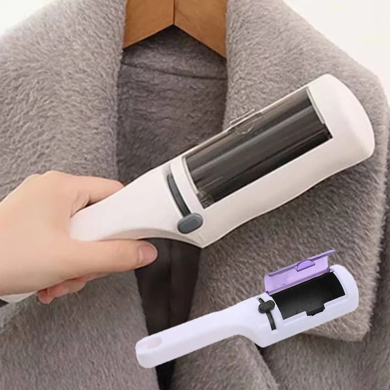 Electrostatic Static Clothing Dust Pets Hair Cleaner Remover Brush Suction Sweeper for Home Office Travel Cleaning Brushe